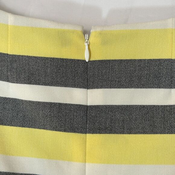 Calvin Klein Gray White and Yellow Striped Mini Dress Bodycon - Picture 8 of 9